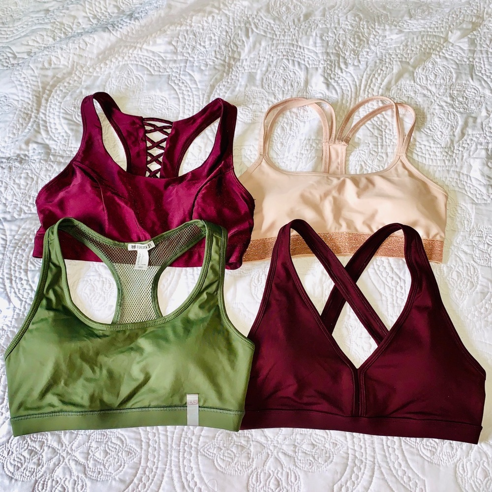 LOT of 4 Forever 21 Sports Bras